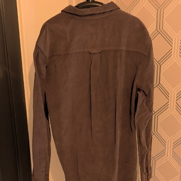 Frank & Oak Men's Casual Button Down Shirt - Dark Green - Picture 5 of 7